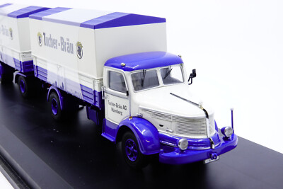 1:43 Schuco Dickie Krupp Titan Hängerzug Tucher Bräu Art Nr 03036