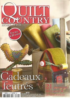 QUILT COUNTRY HS N°09 HOME SWEET HOME / BOUILLOTE / KISSEN / KÄFER...