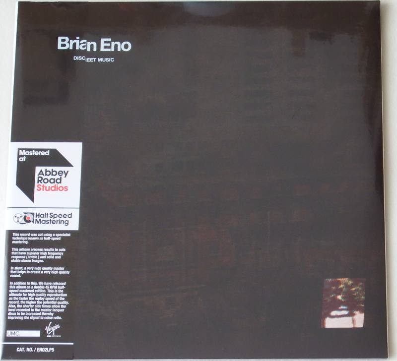 BRIAN ENO Discreet Music Vinyl 2LP Half Speed Audiophile 180g Abbey Road * RARE