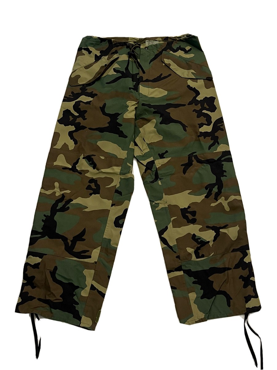 USGI Cold Weather Gore-tex Trousers Gen 2 Woodland Camo Size Small