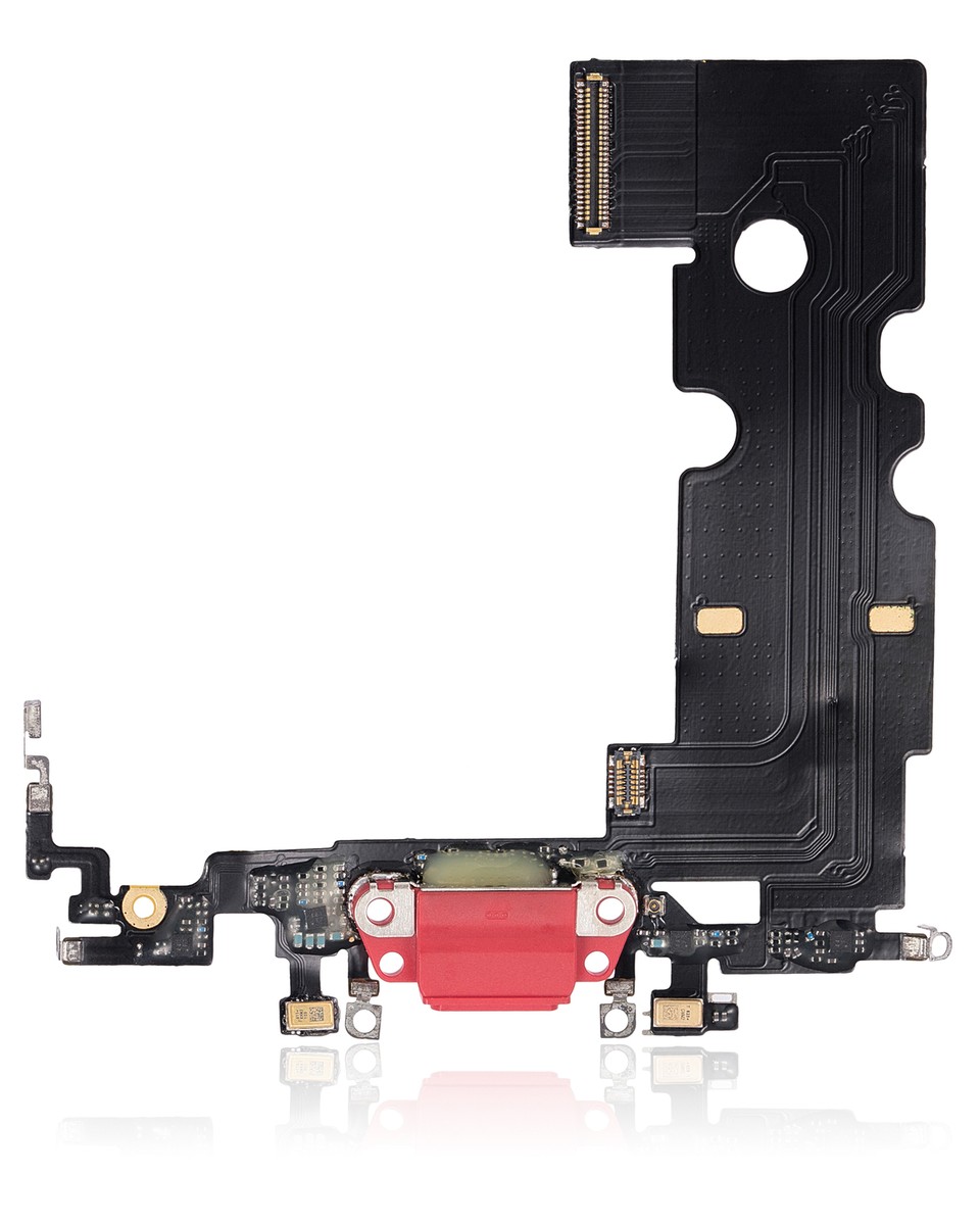 Charging Port Flex Cable Compatible For iPhone SE (2020) Aftermarket Plus  Red