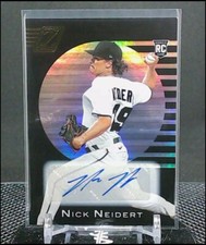 2021 Panini Chronicles Nick Neidert AUTO Zenith Marlins RC