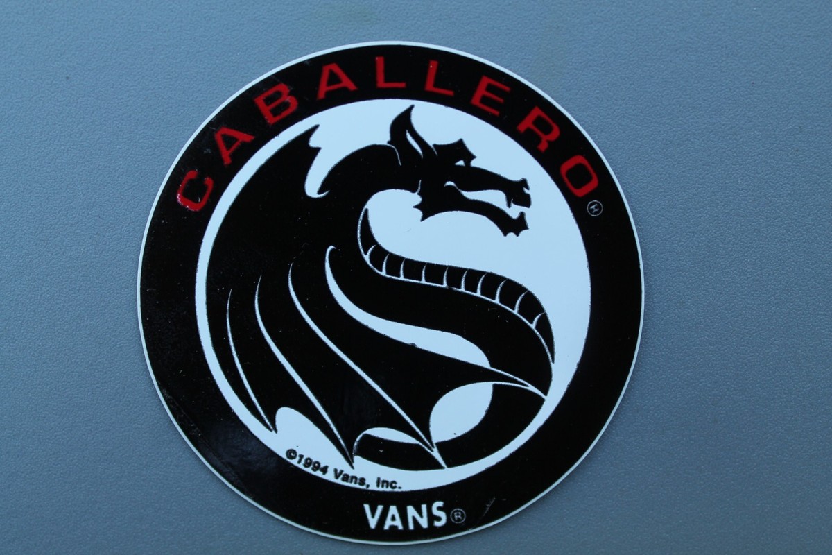 VANS Steve Caballero Dragon Half Cab Rare 90's GB Vintage Skateboarding  STICKER