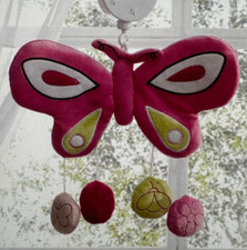 Tiddliwinks Raspberry Garden Musical Mobile Plays Brahms' Lullaby NIB