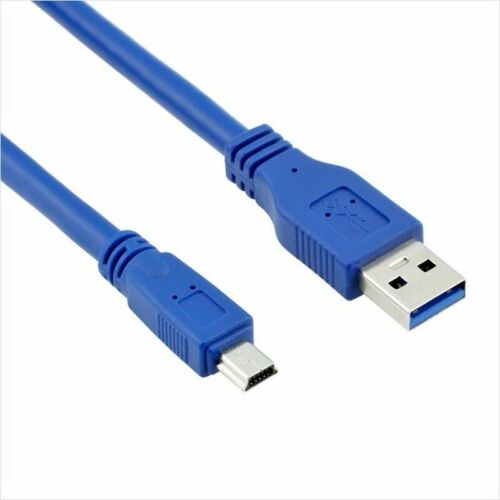 lidenskab silke Kritisere Super Speed USB 3.0 Type A Male to Mini 10Pin Type B Male Data Dual Shield  Cable | eBay