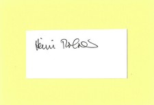 Heinrich Rohrer "Nobelpreis" Autogramm signed 10x15 cm Karteikarte