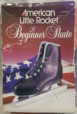 American Little Rocket Boys Beginner Double Runner Ice Skate Black US Size 9