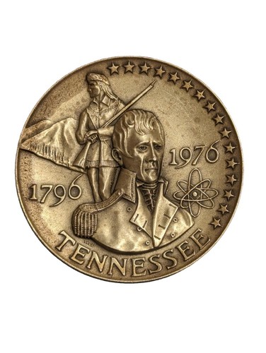 Tennessee American Revolution Bicenntennial Medal 1796-1776 .999 Fine Silver