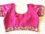 thumbnail 6  - Fully Embroidered Pure Crepe Indian Bridal Heavy Lehenga Choli (Magenta Pink)