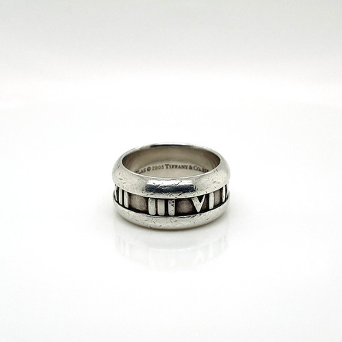 Tiffany & Co. Sterling Silver Atlas Ring.