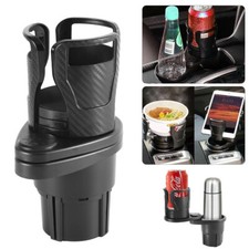 Universal 2-in-1 Car Dual Cup Holder All Purpose Bottle Organizer 360 Rotating Universal 2-in-1 Car Dual Cup Holder All Purpose Bottle Organizer 360 Rotating