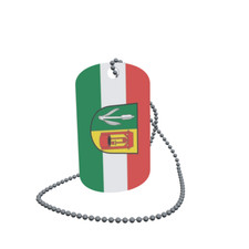 Dog Tag Flag Karlsfeld Dog Tag Aluminium 30 x 50 mm