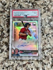 2018 Bowman Draft Triston Casas 1st Auto /499 Refractor PSA 9 Boston Red Sox