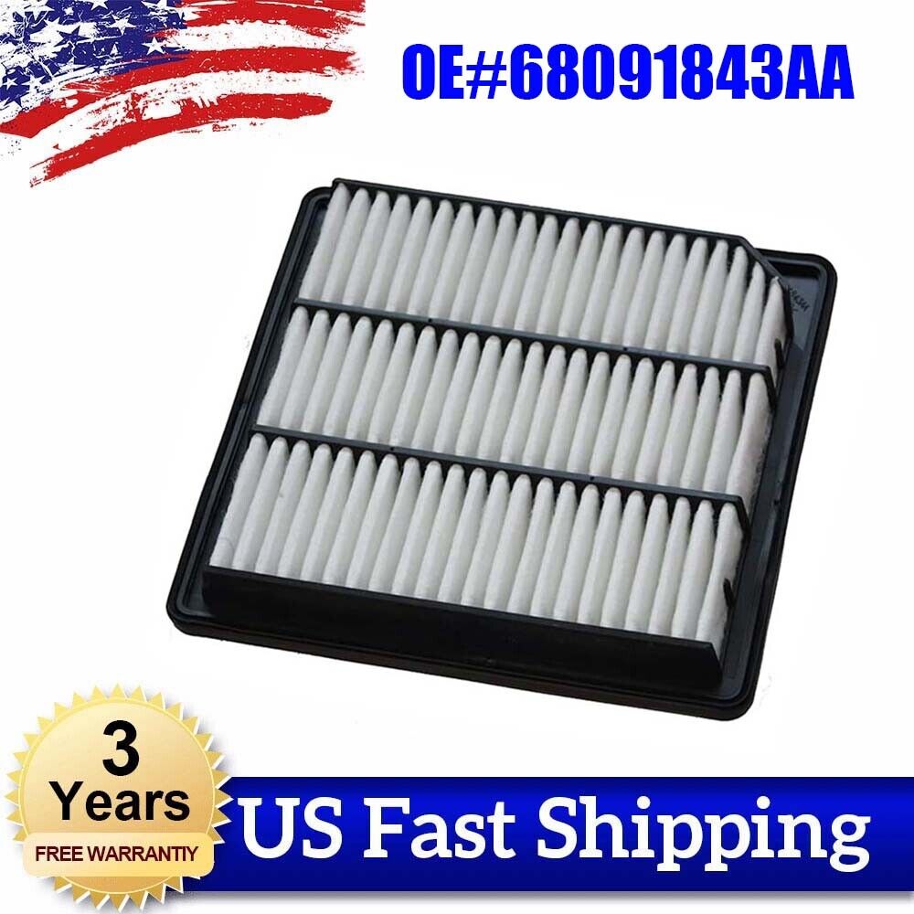 1PC 68091843AA Air Filter for Fiat Dodge Coolway 2.0L 2011-UP 2010 2009 2008