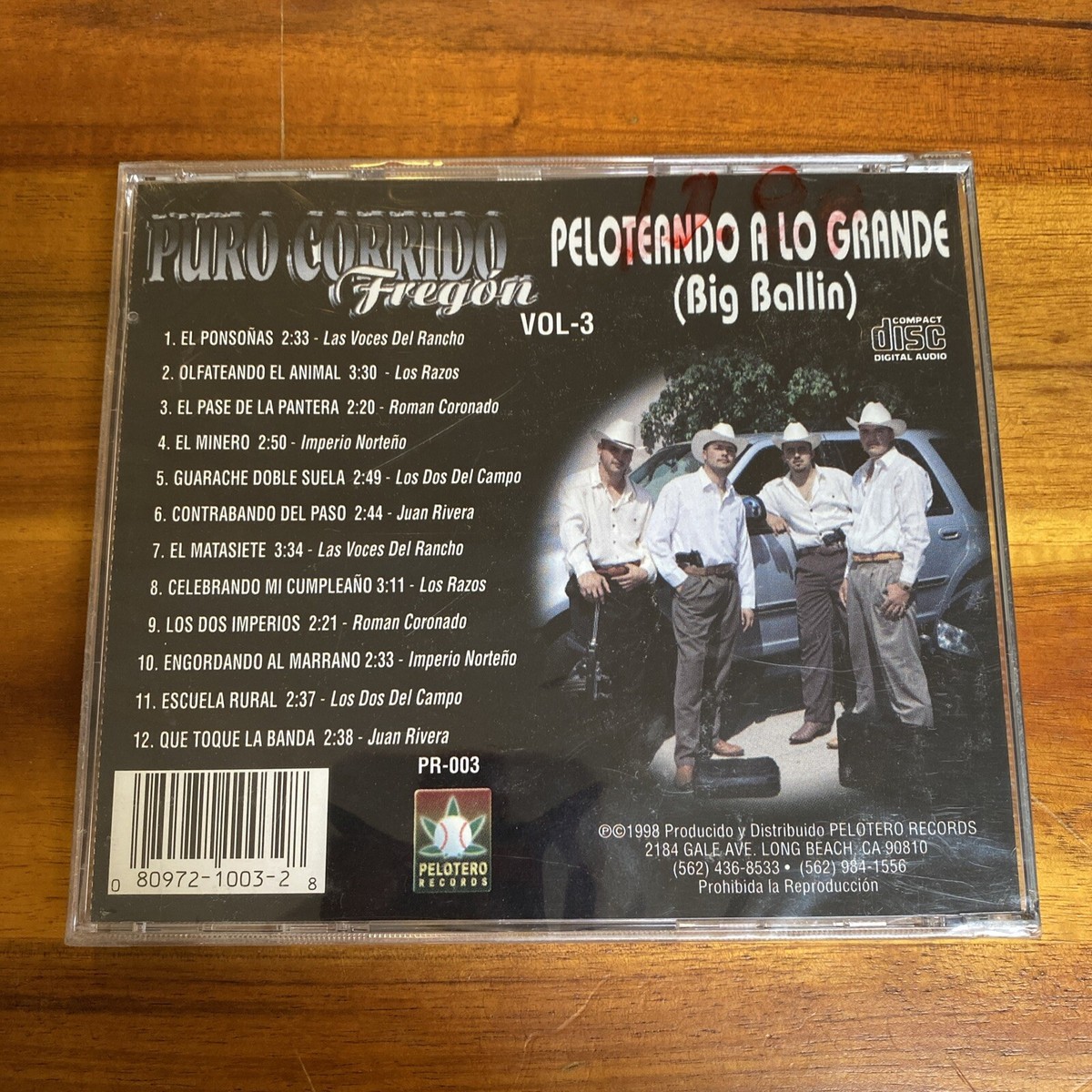 Puro Corrido Fregon Vol.3 CD 1998 Peloteando A Lo Grande | eBay
