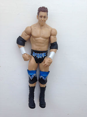 Seltene WWE Zack Ryder Mattel Basic Serie 17 Wrestling Figur Realistisch