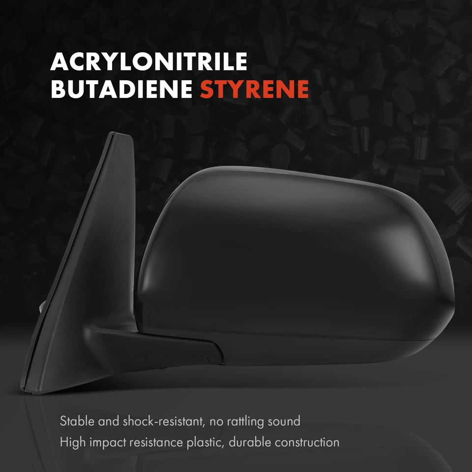 2x Espejo retrovisor térmico eléctrico negro para conductor y pasajero nuevo para Toyota 4Runner 2010-2013 Foto 3 de 4