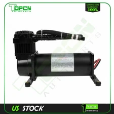 200PSI Air Compressor For Train Horns Air Horn Air Suspension Kit Black 12V