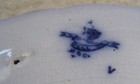 Antique “T. RATHBONE & CO.” Porcelain Dinner Plate – Flow Bue – Bell Pattern — photo 7