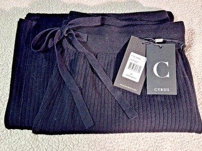 Cyrus of New York - NWT Black Super Soft & Cozy Knit Sweater Pants Women XL
