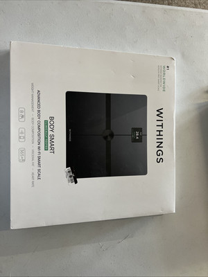 Withings Body Smart Advanced Body Composition Wi-Fi Smart Scale Sealed Inside