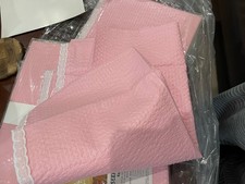 Matouk USA NWT 2 Standard Shams 100 Cotton Bubble Pink Seersucker