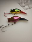 Vintage Luhr Jensen Hot Shot Lot Of 2 No Rattle Pre Rapala — photo 1
