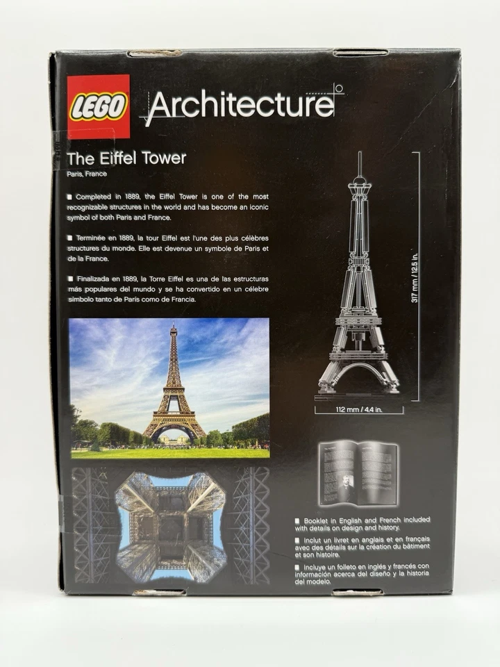 LEGO ARCHITECTURE 21019 - THE EIFFEL TOWER - BRAND NEW/SEALED/UNOPENED BNIB - Image 2 of 4
