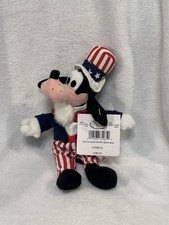 Uncle Sam Plush Goofy Bean Bag Disney Store 9"