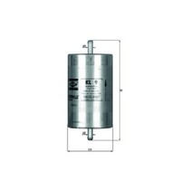 Kraftstofffilter FüR BMW 7-Er E23 E32 2.8 3.0 3.2 3.4 3.5 77 Bis 94 Mahle Teil