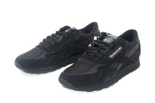 REEBOK CLASSIC NYLON MEN'S BLACK/BLACK/CARBON BD5993 LIFESTYLE RUNNING SHOE