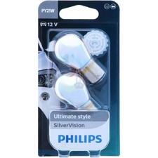 PY21W PHILIPS SilverVision Ultimate Style Scheinwerfer Lampe DUO-Pack-Box