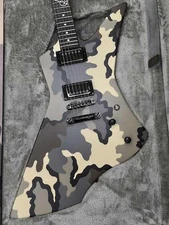 ESP SNAKEBYTE CAMO METALLICA James Hetfield discontinued model is miraculously b