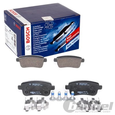 BOSCH BREMSBELÄGE HINTERACHSE für RENAULT GRAND MEGANE SCÉNIC | 0 986 494 384