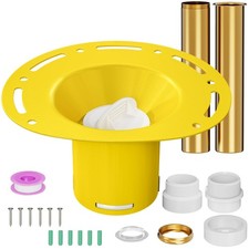 Freestanding Tub Drain Kit, Freestanding Bathtub Roughin Kit, NickelPlated Br...