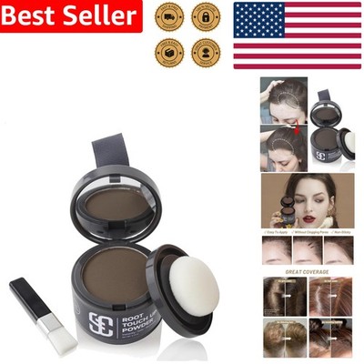 Medium Brown Hair Powder Instantly Covers Thinning Hair Bald Spots Root Touch Up