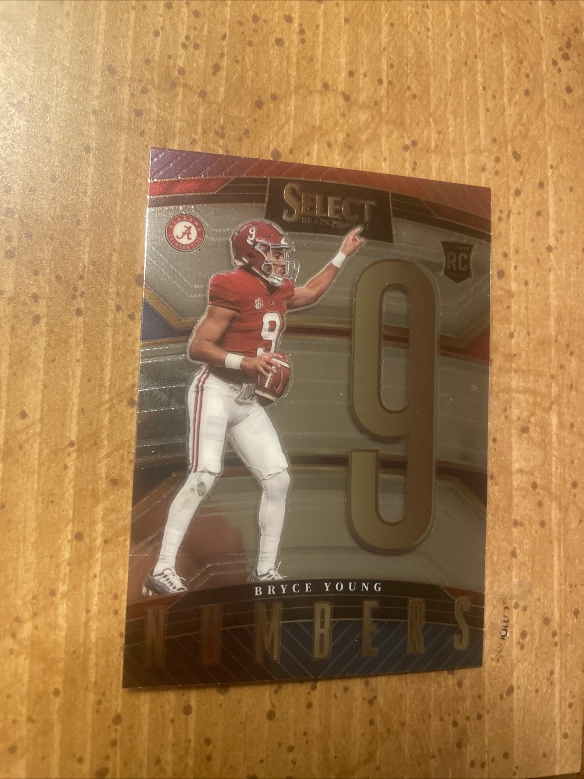 2023 Panini Select Draft Picks #SN-BY Bryce Young Select Numbers Rookie Year RC