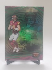 2023 Panini Illusions Football - 96 Sam Howell - Emerald Trophy Collection