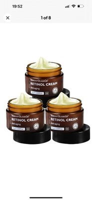 (3)Vibrant Glamour Retinol Face Cream AntiAging for Wrinkles Firming Brightening
