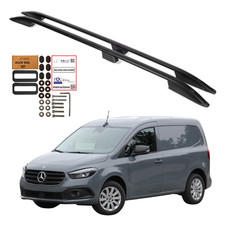 Dachreling f&uuml;r Mercedes Citan W415 L1 ab 2021 &ndash; Dachgep&auml;cktr&auml;ger schwarz Alu