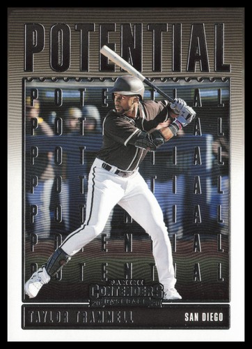 2020 Panini Contenders #P-5 Taylor Trammell San Diego Padres Potential Baseball - Afbeelding 1 van 2