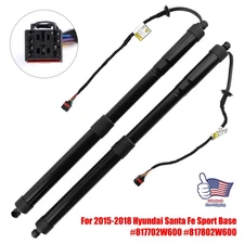 Pair Power Electric Tailgate Gas Strut For 2015-2018 Hyundai Santa Fe Sport