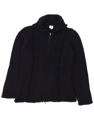 Armani Collezioni Herren Strickjacke Pullover IT 50 Medium Navy Blau Acryl ZN01