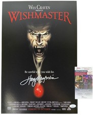Harry Manfredini signed 12x18 Poster Composer Wishmaster JSA Authentication
