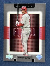 2003 Upper Deck Finite #75 Pat Burrell Philadelphia Phillies /1999