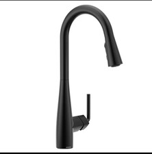 Moen 87493BL Maureen Matte Black One-Handle High Arc Pulldown Kitchen Faucet