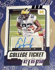 2021 Contenders Draft Picks - College Ticket Auto Nick Eubanks #265 Michigan
