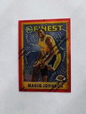 1995-96 Topps Finest - Magic Johnson #252 Mint With Coating 
