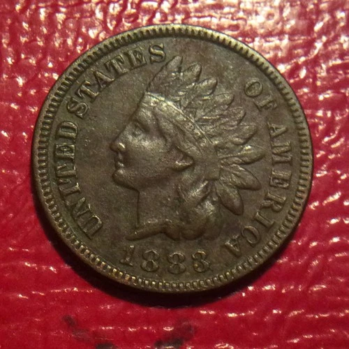 1883 INDIAN HEAD CENT  D-40 FREE SHIPPING YOU GRADE