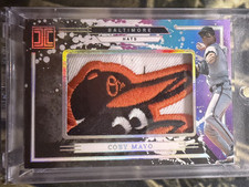 Panini 2025 Impeccable Coby Mayo Orioles Jumbo Patches Hats IJP-CM 2/6